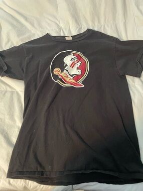 Black Graphic FSU Team Logo T-Shirt